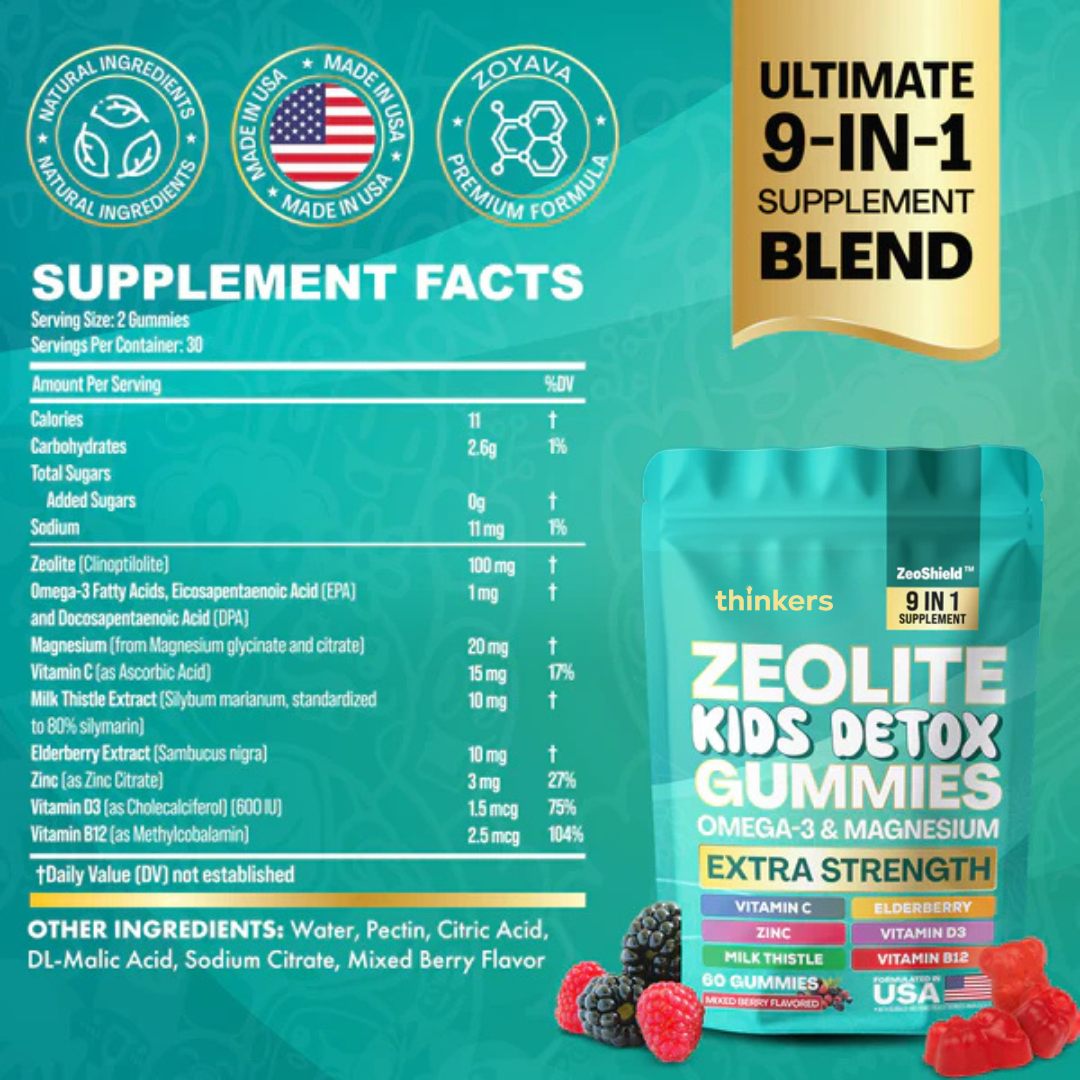 Zeolite Kids Detox Gummies