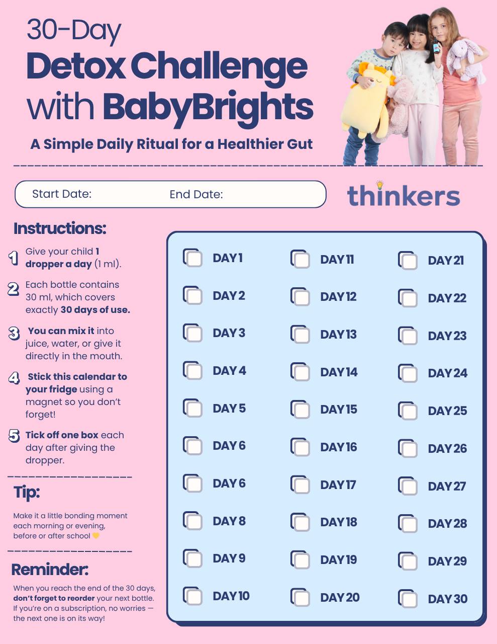 30-Day Detox Challenge with BabyBrights